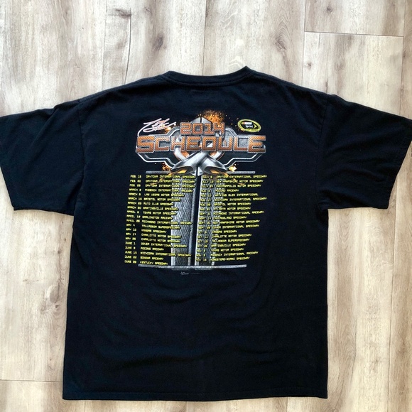 Nascar, Tony Stewart, 2014, Bass Pro Shops, Car Racing T-Shirt, Mens, Size XL - Picture 6 of 7